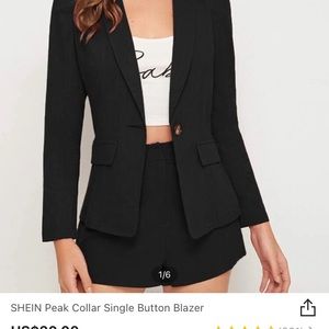 Single button blazer